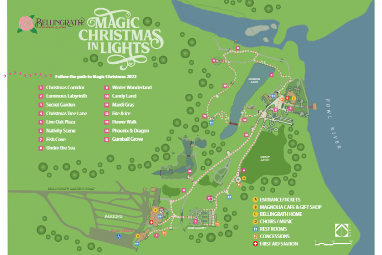 Bellingrath Magic Christmas in Lights