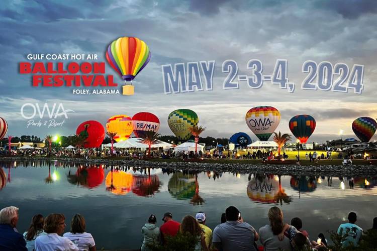 gulf coast hot air balloon festival
