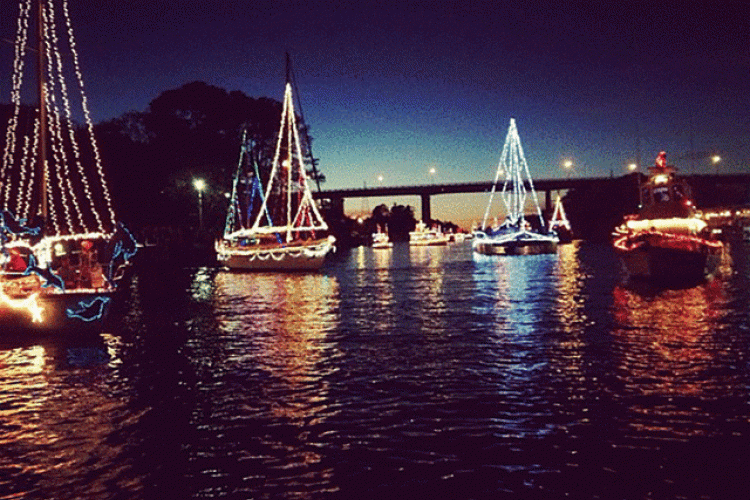 lighted boat parade